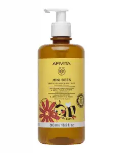 Apivita - Gel Champú Suave Para Niños Con Caléndula Y Miel Mini Bees 500 Ml