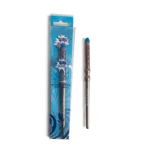 Girl Power Girl Power Brocha Maquillaje Acero y Azul, 40 gr