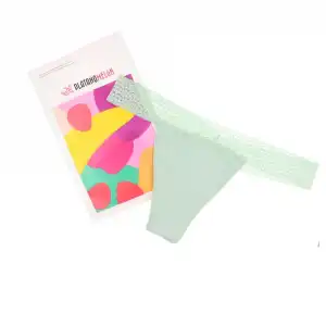 Kiwitas Tanga Encaje braguitas menstruales verde #L