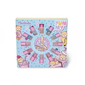 MARTINELIA Yummy Reloj Nail Set 1 und Kit de 12 Esmaltes de Uñas Infantil