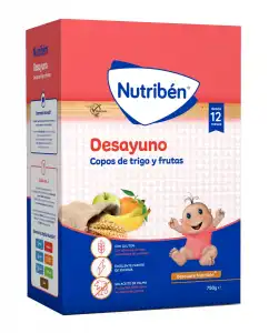 Nutribén® - Papilla Deayuno Copos De Trigo Y Frutas