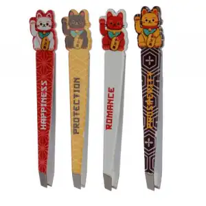 Pinza de Depilar Gato de la Suerte Maneki Neko