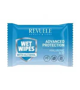 Revuele - Toallitas húmedas Advanced Protection - Ácido hialurónico