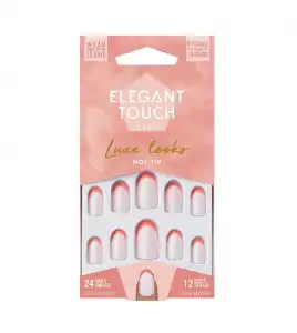 Elegant Touch - Uñas postizas Luxe Looks - Hot Tip