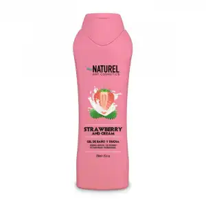 Gel de Baño y Ducha Fresa y Crema 750 ml