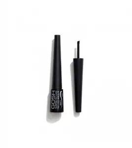 Gosh - Delineador de ojos líquido Slanted Pro Liner - 002: Matt Black