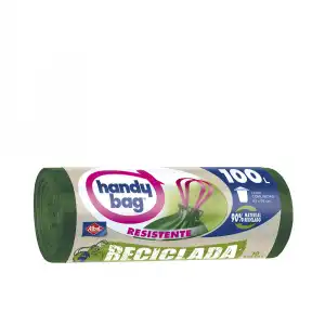 Handy Bag Reciclada bolsa basura resistente 100 litros 10 u