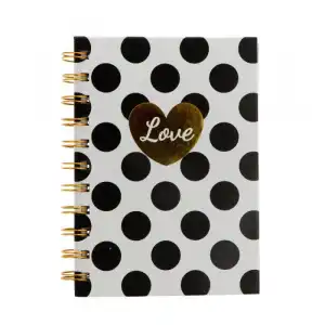 Cuaderno A6 Lunares 80 hojas 0.7 gr