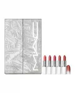 M.A.C - Estuche de regalo Labios Frostbitten Kiss Lustreglass Lip Mac Tono Best Sellers M.A.C.