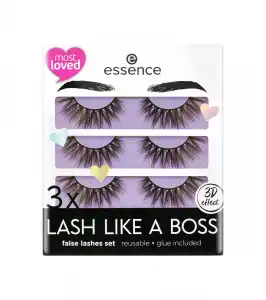 essence - Set de pestañas postizas 3 x Lash Like A Boss - 02: My lashes are Limitless