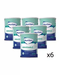 Nutribén® - Pack 6 Unidades Leche Infantil Nutribén Hidrolizada 2