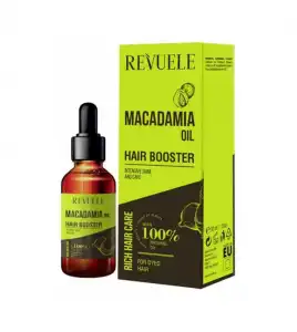 Revuele - Aceite capilar brillo y cuidado intenso Macadamia Oil - Cabello teñido