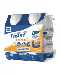 Ensure - Complemento Nutricional Chocolate 4 Unid. X 220 Ml Nutrivigor