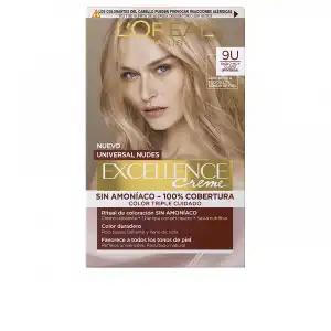 Excellence creme universal nudes tinte #9u-very light blonde 5 u