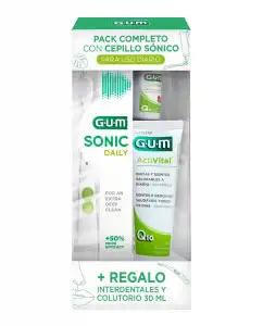 Gum - Pack Higiene Oral Sonic Daily Con Cepillo Sónico