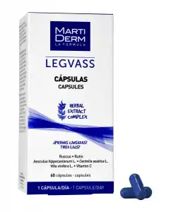 MartiDerm - 60 Cápsulas Colágeno Legvass Bodycare