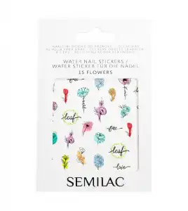 Semilac - Stickers al agua para uñas - 15: Flowers