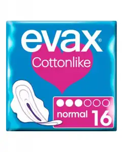 EVAX - Compresas Normal Con Alas Cottonlike