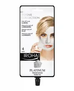 Iroha Nature - Mascarilla Facial Peel-Off Platino Linea Divine