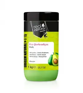 Real Natura - Mascarilla capilar anti-rotura con aguacate 1kg - Cabello dañado