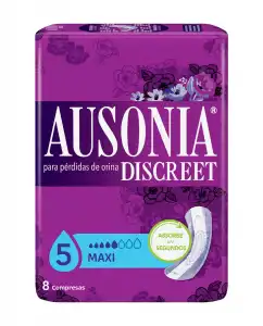 AUSONIA - Compresas Para Pérdidas De Orina Discreet Maxi