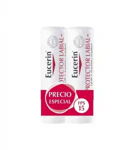 Eucerin - Pack de 2 bálsamos protectores labiales SPF15