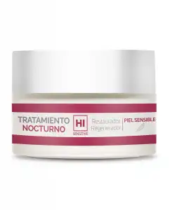 HI SENSITIVE - Tratamiento Facial Nocturno Regenerador Para Piel Sensible