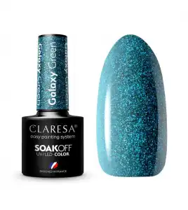 Claresa - Esmalte semipermanente Soak off - Galaxy Green