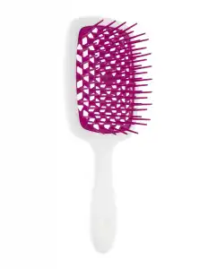 JANEKE - Cepillo Superbrush Blanco Con Fuxia Janeke.