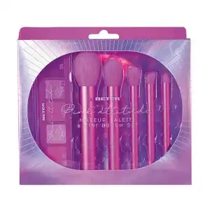 Pink Attitude Makeup Palette & Mini Brush Set