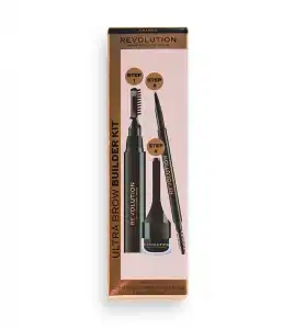 Revolution - Kit de cejas Ultra Brow Builder - Granite