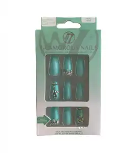 W7 - Uñas postizas Glamorous Nails - Minty Fresh