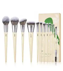 Jessup Beauty - *Eco-Friendly Makeup* - Set de brochas 12 piezas - T327: Burlywood