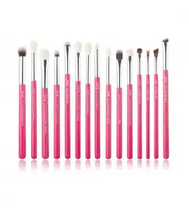 Jessup Beauty - Set de Pinceles 15 piezas - T197: Rose Carmin/Silver