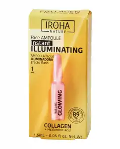 Iroha Nature - Ampolla Flash Iluminadora Colágeno Y Ácido Hialurónico