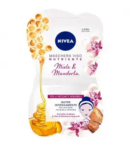 Nivea - Mascarilla facial nutritiva - Miel & Aceite de Almendras