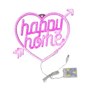 LÃ¡mpara Neon Happy Home