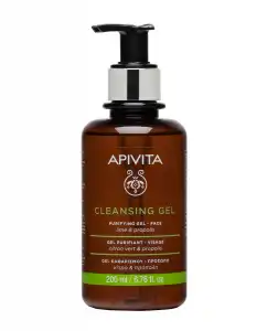 Apivita - Gel Limpiador Pieles Grasa/Mixta Con Propóleo & Cítricos