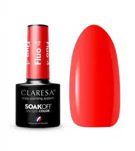 Claresa - Esmalte semipermanente Soak off - 04: Fluo