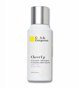 Geek & Gorgeous - Exfoliante facial 6% de Ácido Mandélico + BHA Cheer Up - Piel mixta 100ml