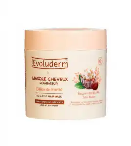 Evoluderm - Mascarilla capilar reparadora Délice de Karité - 500ml