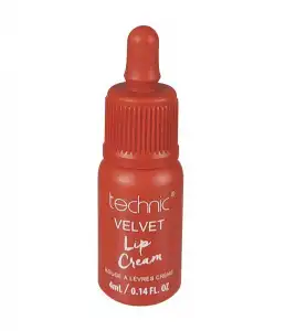 Technic Cosmetics - Labial líquido Velvet - Hot Red