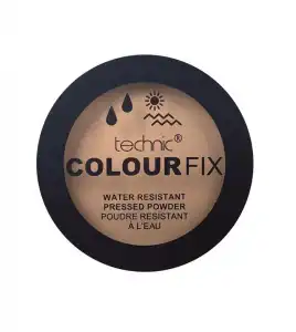 Technic Cosmetics - Polvos compactos Colour Fix Water Resistant - Hazelnut