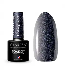 Claresa - Esmalte semipermanente Soak off - Galaxy Black