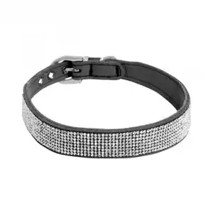 Collar Gargantilla Strass Negro