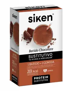 Siken® - Pack 6 Sobres Protein Sustitutive Batido Chocolate 50 G Siken