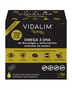 Vidalim - 30 Monodosis Aurum Omega 3 DHA