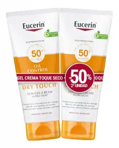 Eucerin® - Duplo Gel-Crema Solar Oil Control Dry Touch FPS 50+ 50 Ml Eucerin