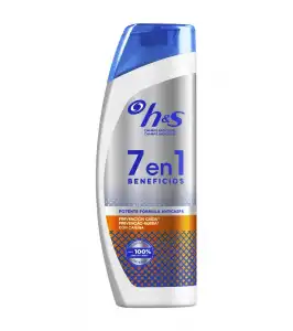 H&S - Champú anticaspa 7 en 1 Beneficios 500ml - Prevención caída