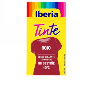 Iberia Tinte Ropa no destiñe 40º #rojo 70 gr